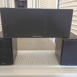 The 3 Center & Paralelo.s Speaker Denon & Cerwin -Vega 
