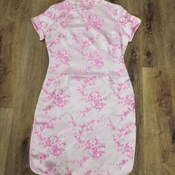 Pink Chinese Dress Sz S/M