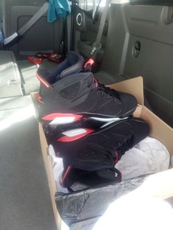 Air Jordan 6 Black Infrared Sneakers