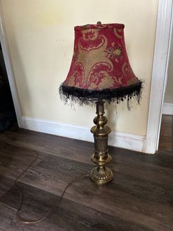 Brass vintage lamp