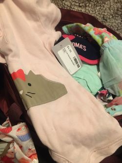 Baby girl clothes(some new with tags)