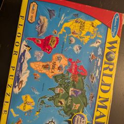 World Map Floor Puzzle Melissa & Doug