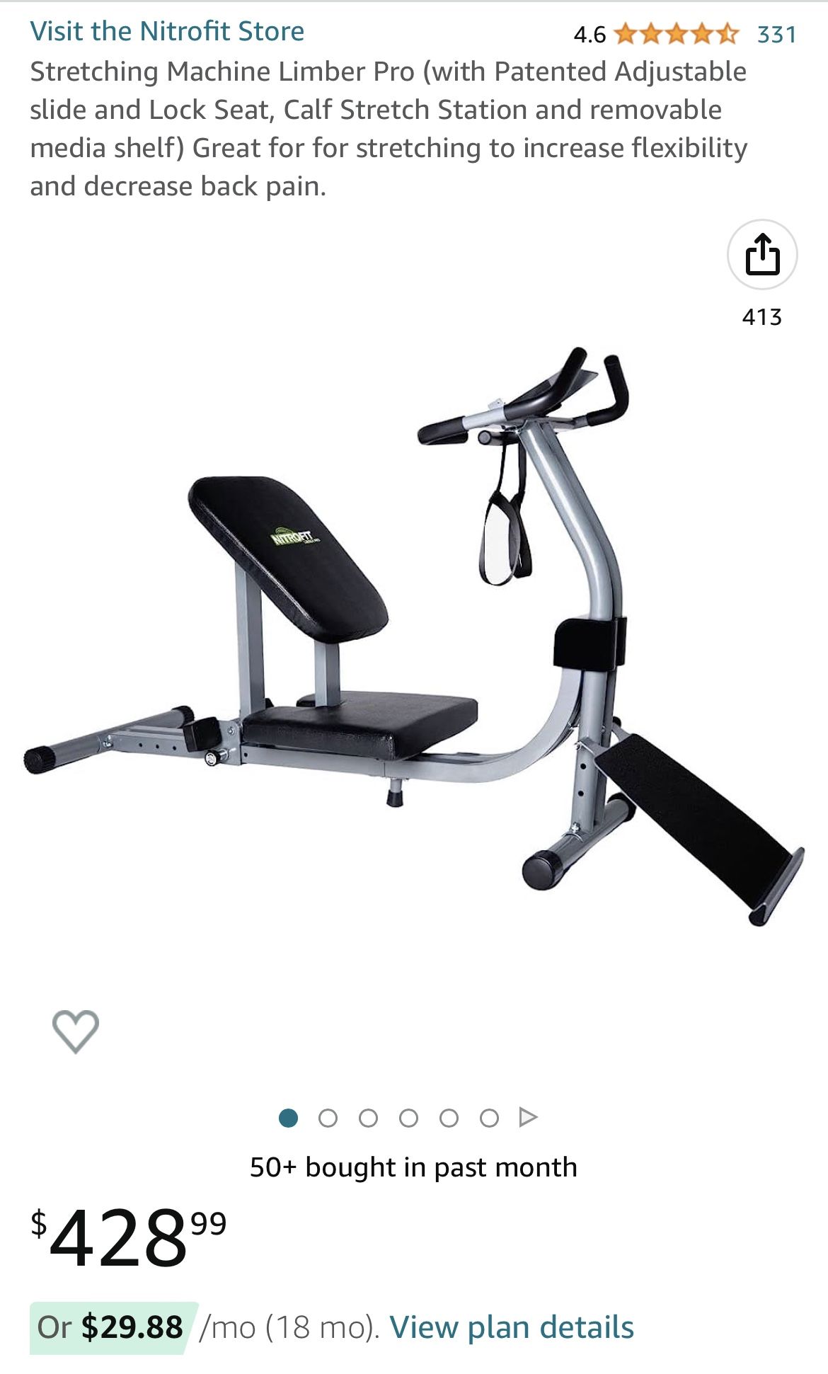 Nitrofit limber store pro stretch machine