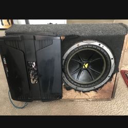 🔥Subwoofer Plus Amplifier In The Box For Sale