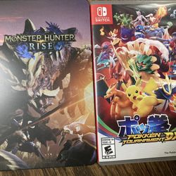 Pokémon Tournament DX Monster Hunter Rise Nintendo Switch Games Fight RPG Steel 