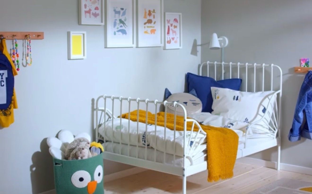 Ikea kids bed frame white