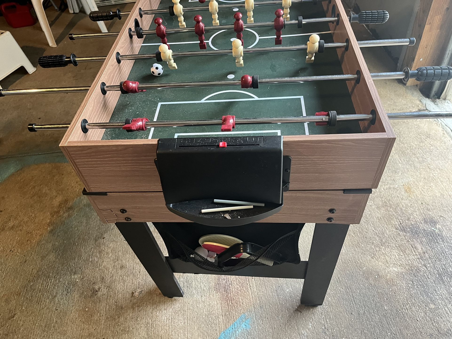Foosball And Ping pong Combo Table