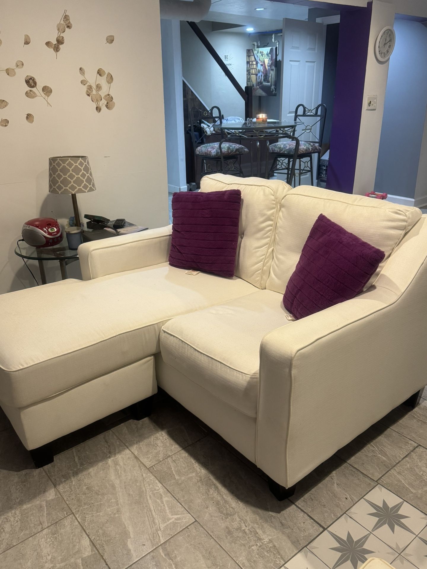 Loveseat Couch With Chase Lounges