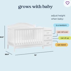 Cuna convertible para bebé NUEVA – DaVinci 4 en 1