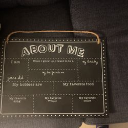 About Me Board