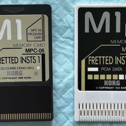 KORG M1 Fretted Insts 1 Set Cards