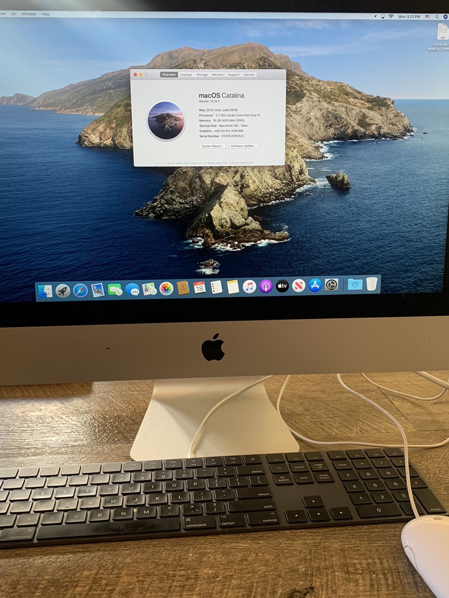 Upgraded 21.5 Apple iMac - $575 Was $635