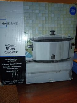 6 Quart Slow Cooker 