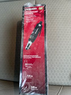 Husky 1/4 in Air Ratchet Wrench