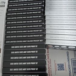 60 Silver Proof Sets 