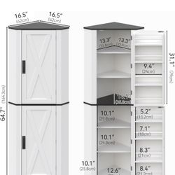 New farmhouse corner kitchen cabinet 