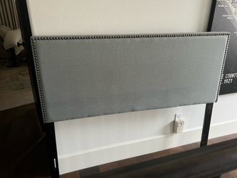 Full size  bed set- mattress, box spring, bed rails and headboard