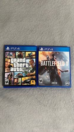 GTA 5 Battlefield 1 PS4