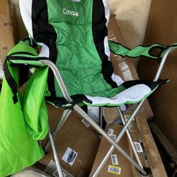 Camabel Heavy Duty Camping Chairs 400 LBS Light Weight Folding Beach Chairs with Cup Holder * BRAND NEW *