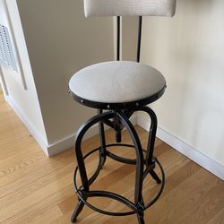 3 Adjustable Barstools 