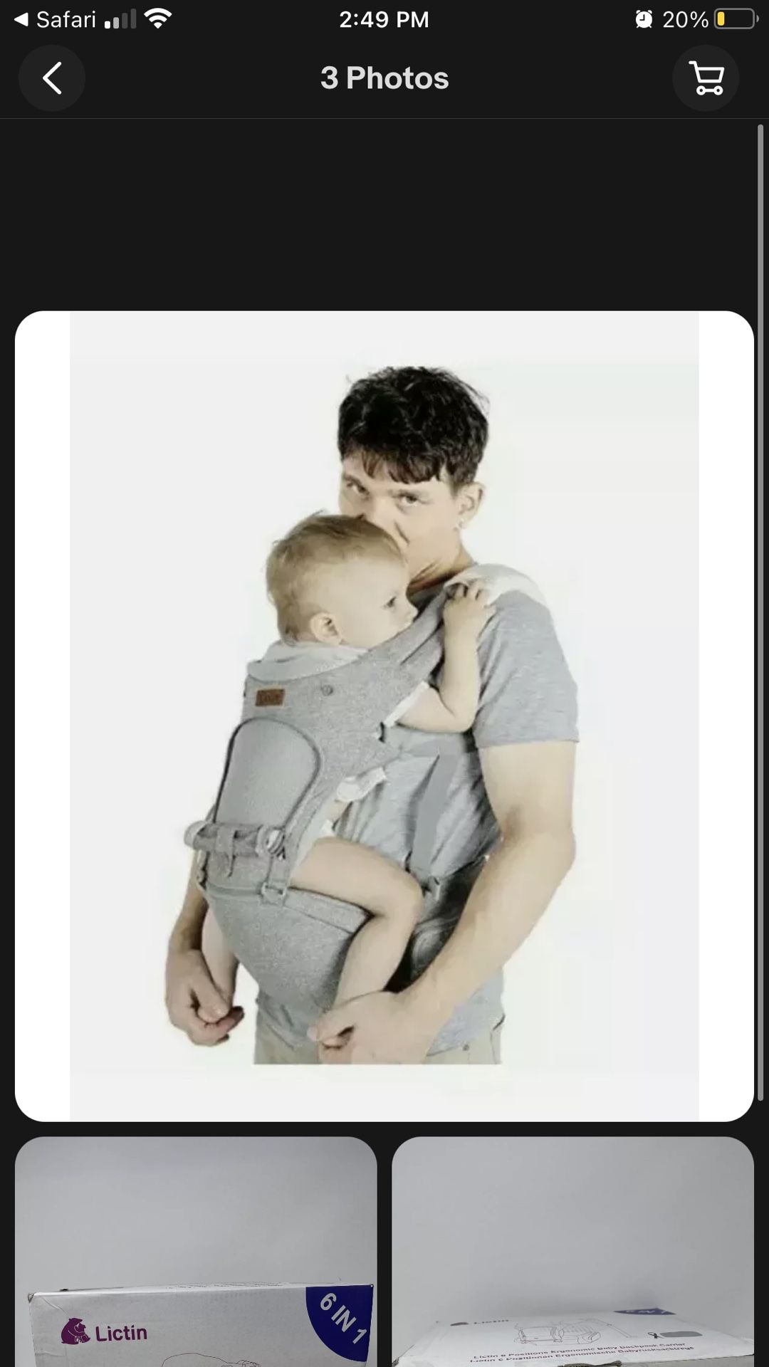 Lictin 6 In 1 Baby Carrier 