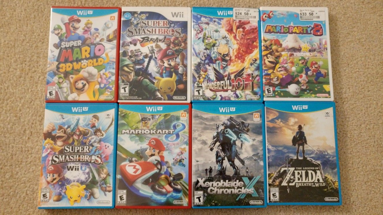 Wii and Wii U Games