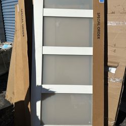 Hi everyone we this door for you nice this is just the door and i have door jumps. for free only for this door white color  Size 32’ x 80  new take lo