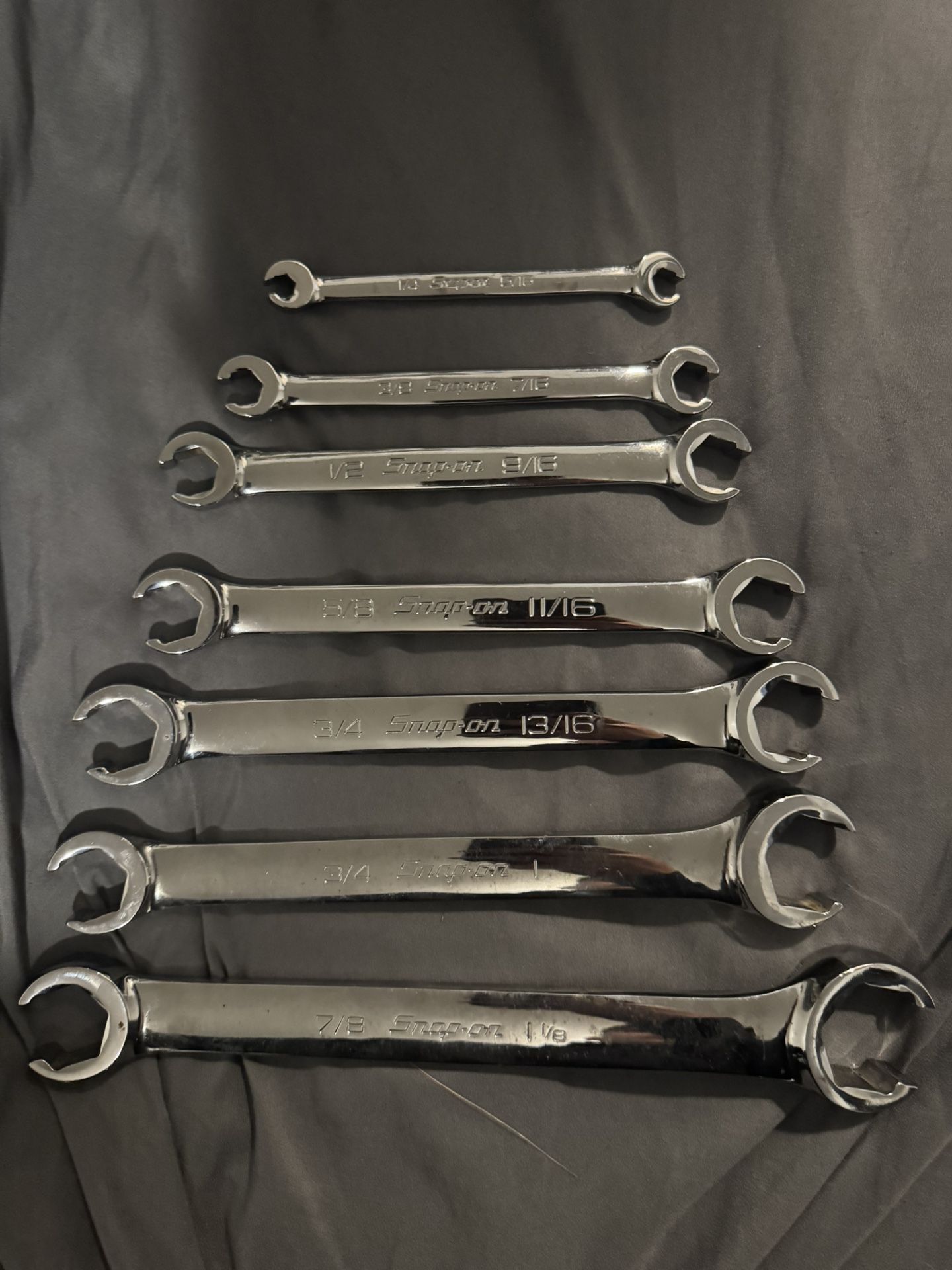 7 Piece Snap On Flare Net Wrenches