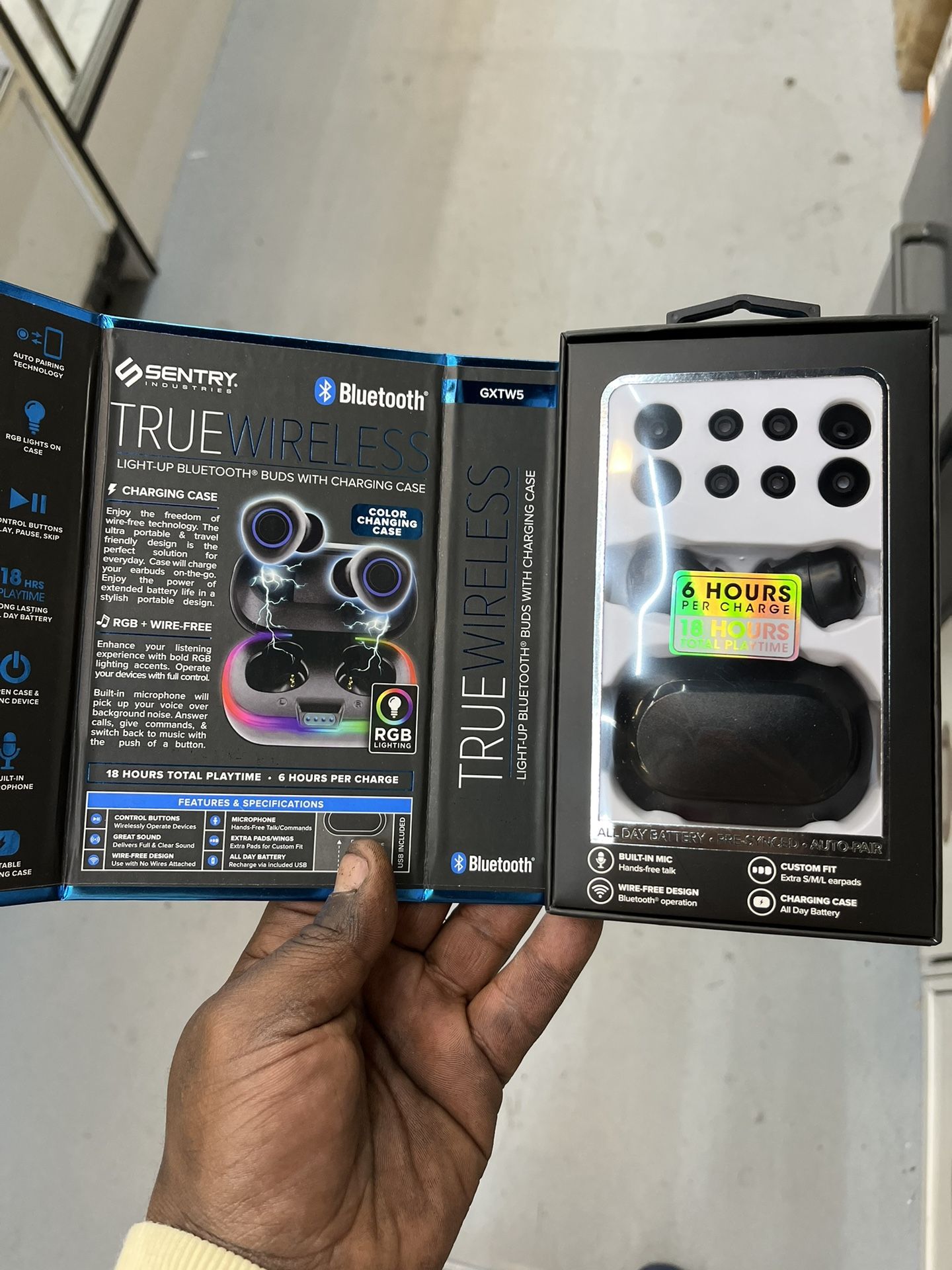 Sentry True Wireless Bluetooth Earbuds