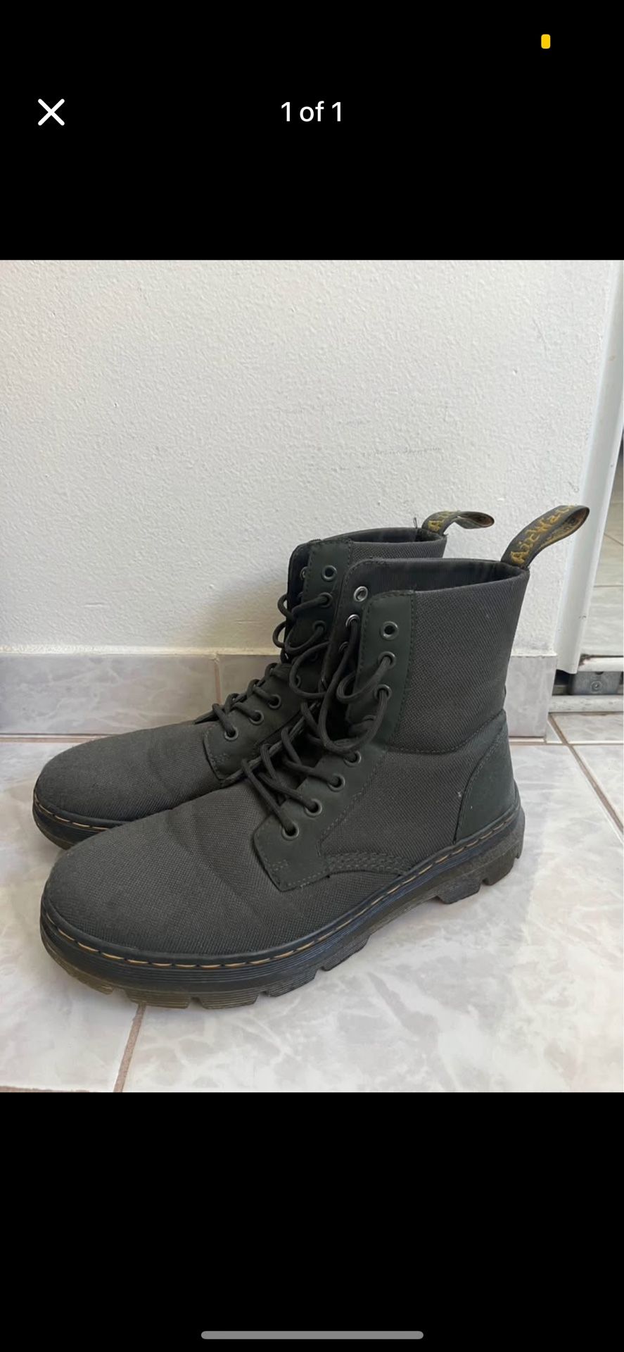 Doc Martens Green Boots