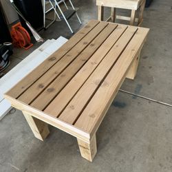 Homemade Cedar Table