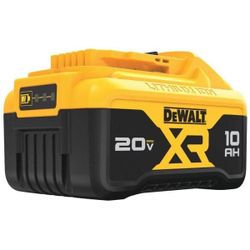 New Dewalt 20-Volt 10 Ah Max Lithium-Ion Battery Pack  (No Box)