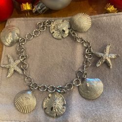 Sterling nautical charm bracelet 