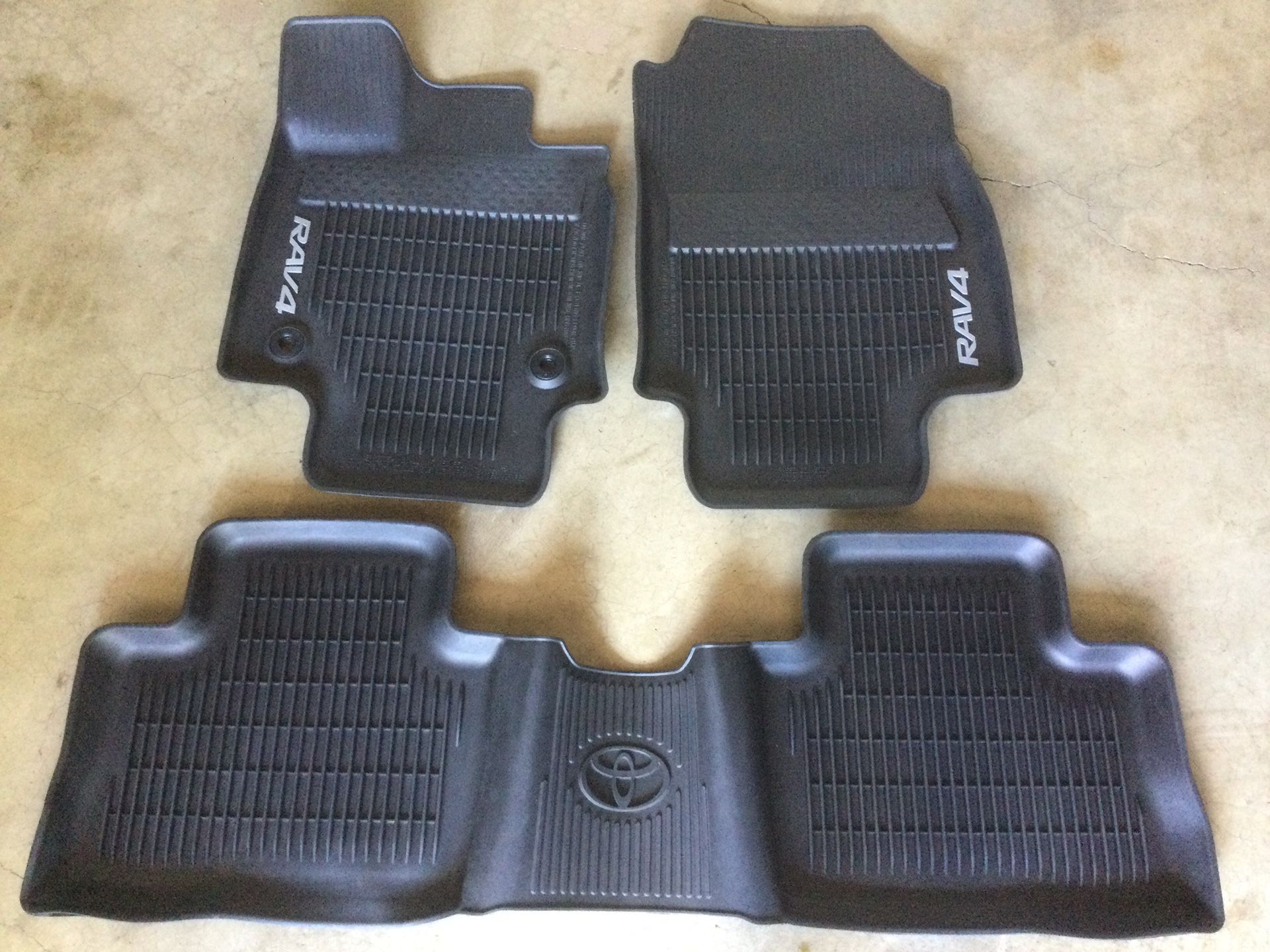 Genuine OEM Toyota RAV4 All Weather Floor Mats