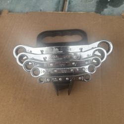 Double Box End Wratcheting Wrench  Craftsman Straight