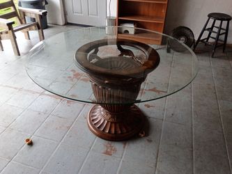 Glass table