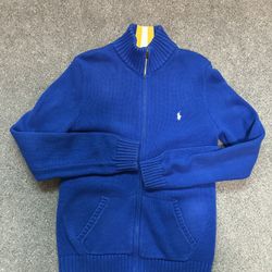 Polo Kids Cardigan Jacket Blue