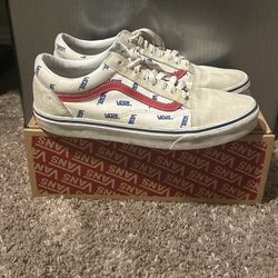 Old Skool Vans True White with original box (size 11)