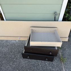 Twin Bed frame With Drawers + Mattress