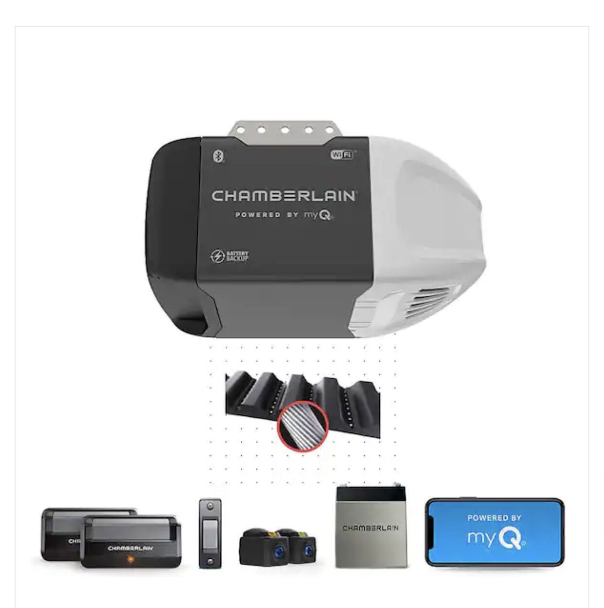 Chamberlain 1/2 Hp Smart Garage Door Opener