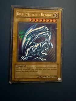 Yu-Gi-Oh! Blue-Eyes White Dragon (SDK-001 Unlimited) – Damaged – $10