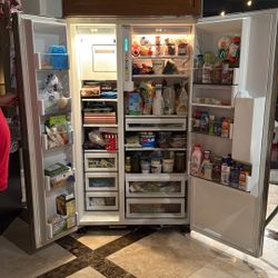 Subzero fridge and freezer