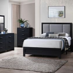 🔥Hot Sale! Brand New Grey Queen & King Size Bedroom Set ● Pay After Delivery 🚚 