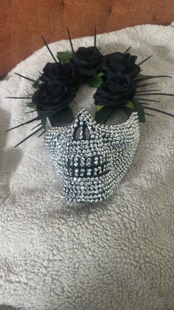 Day of the dead headband and mask
