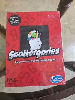 Scattergories The Classic Fast-thinking Categories Game Hasbro Gaming NEW IN BOX