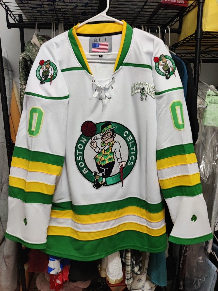 Boston celtics top hockey jersey