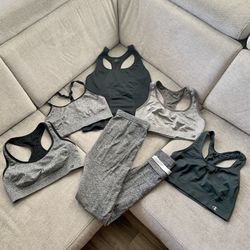 5 Sports Bras & 1 Legging