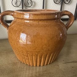 Antique bean pot