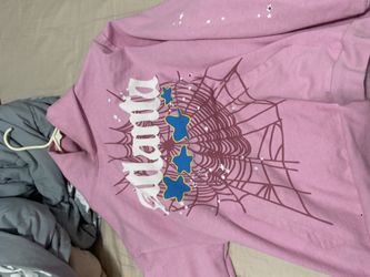 spider hoodie pink atlanta ( trade or sale )
