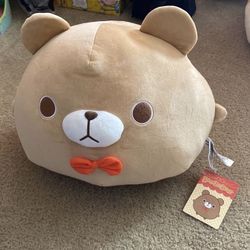 Bowtie Bear Plush Stuffed Animal Mochi Yamani Brand New